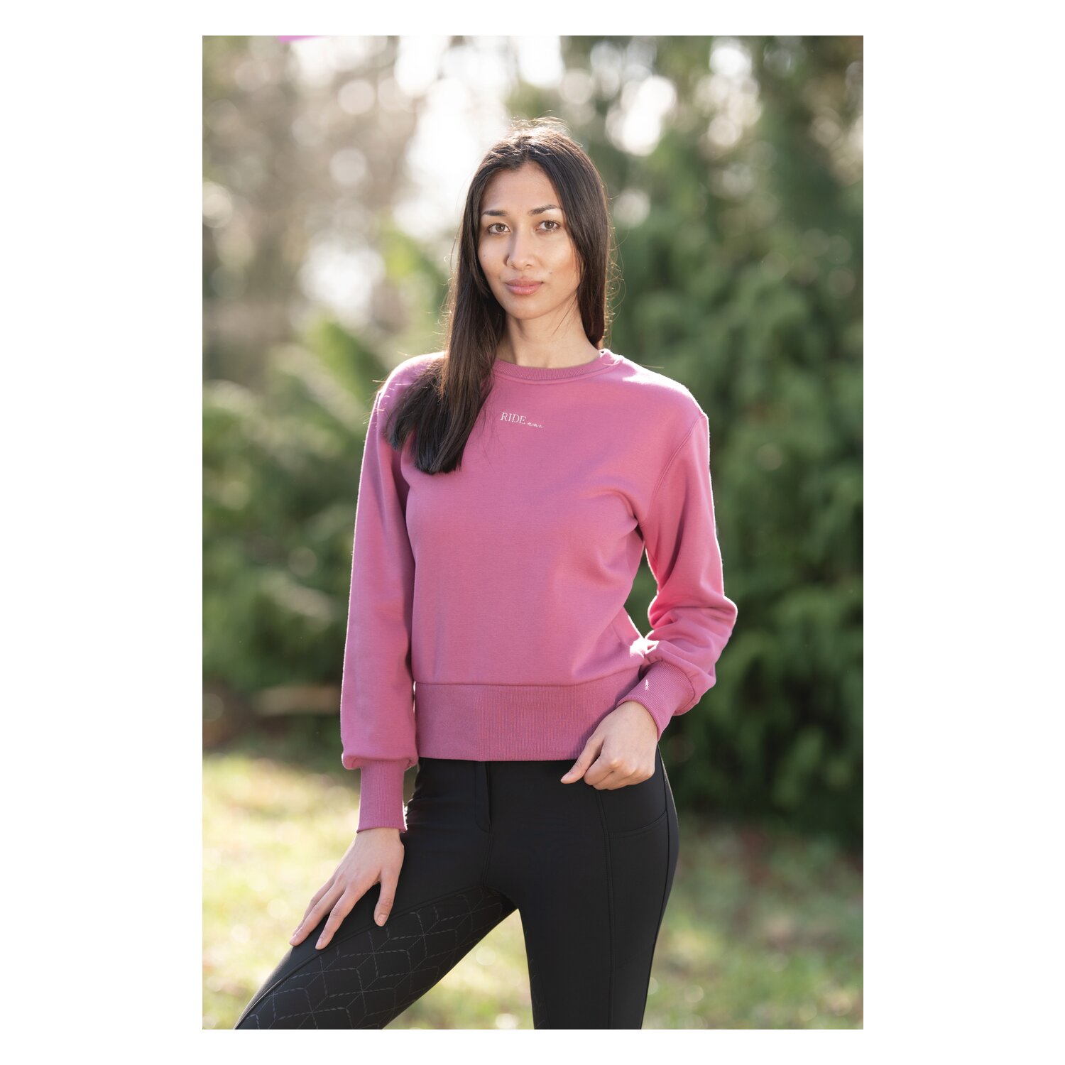 RIDE now Sweatshirt  - violet rose