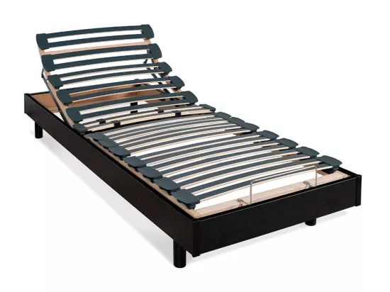 BELLECOUR LITERIE | Ensemble FLEX 90x200 cm | Sommier électrique + Matelas Mémoire de forme