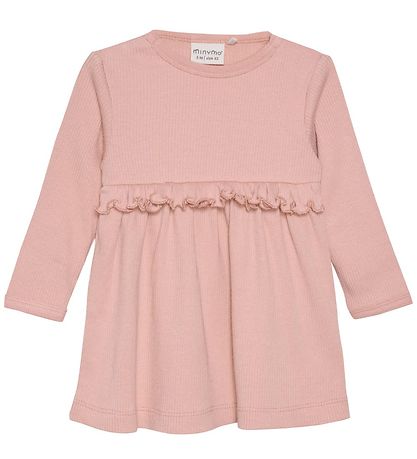 Minymo Kleid - Rib - Misty Rose