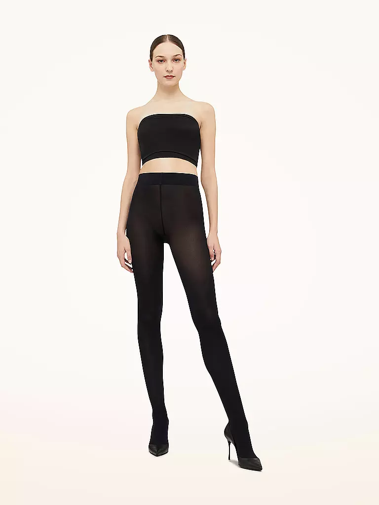 WOLFORD Feinstrumpfhose VELVET DE LUXE 66 admiral blau