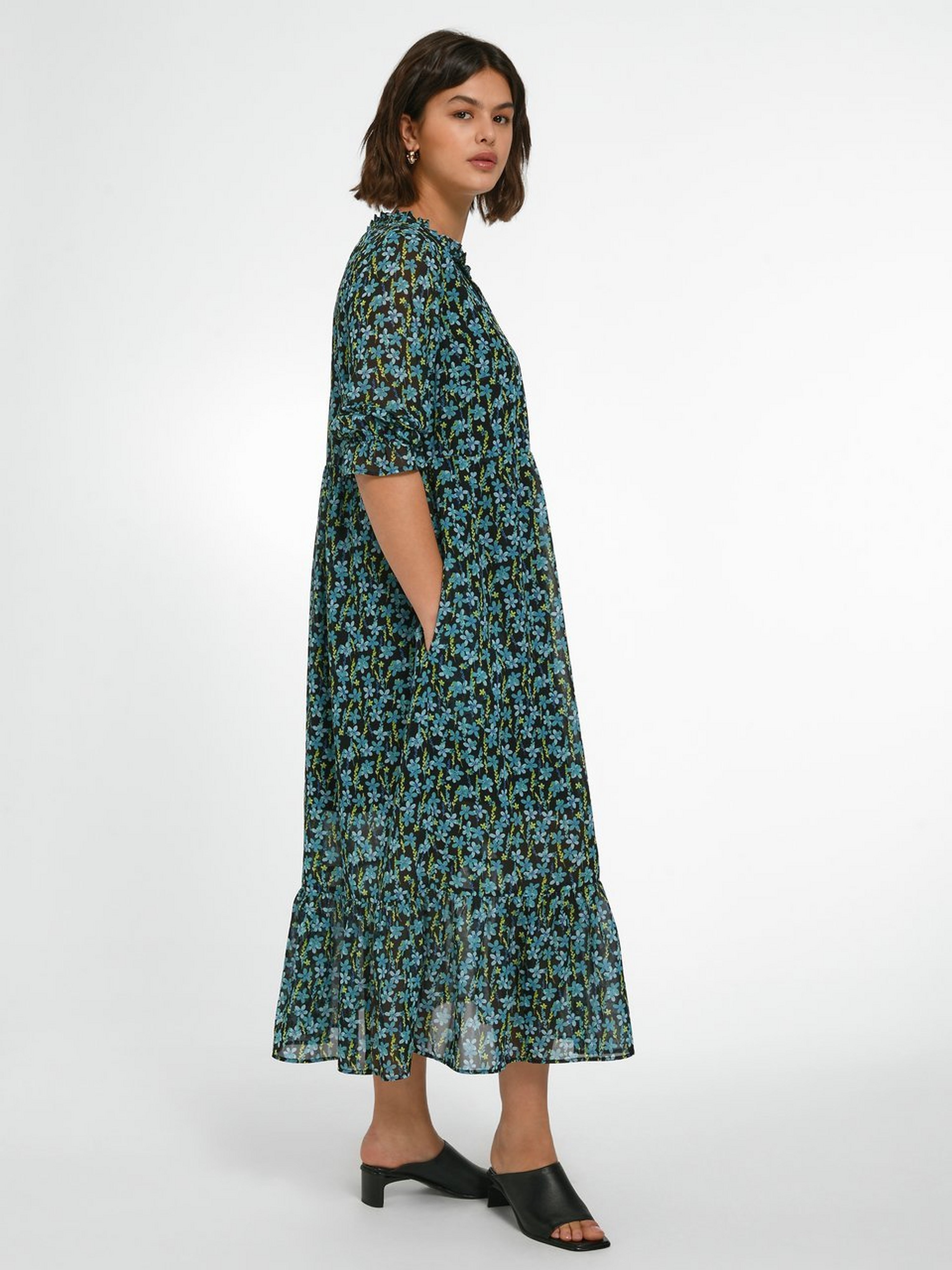 Kleid mit 3/4-Arm