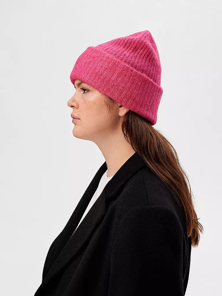 SELECTED FEMME Mütze - Haube  SLFMALINE pink