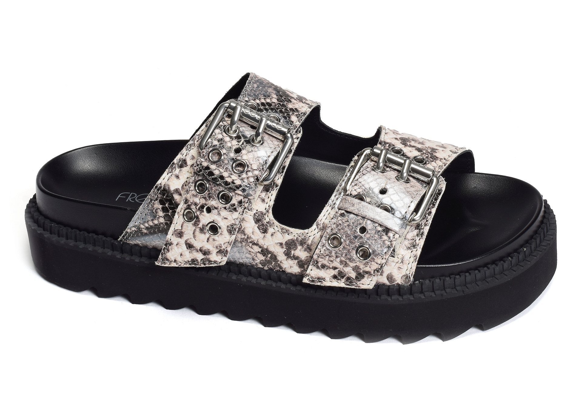 Knife dbl brace mule python