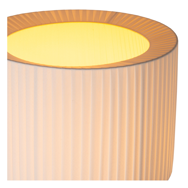 Lucide Fold vloerlamp Ø45 wit