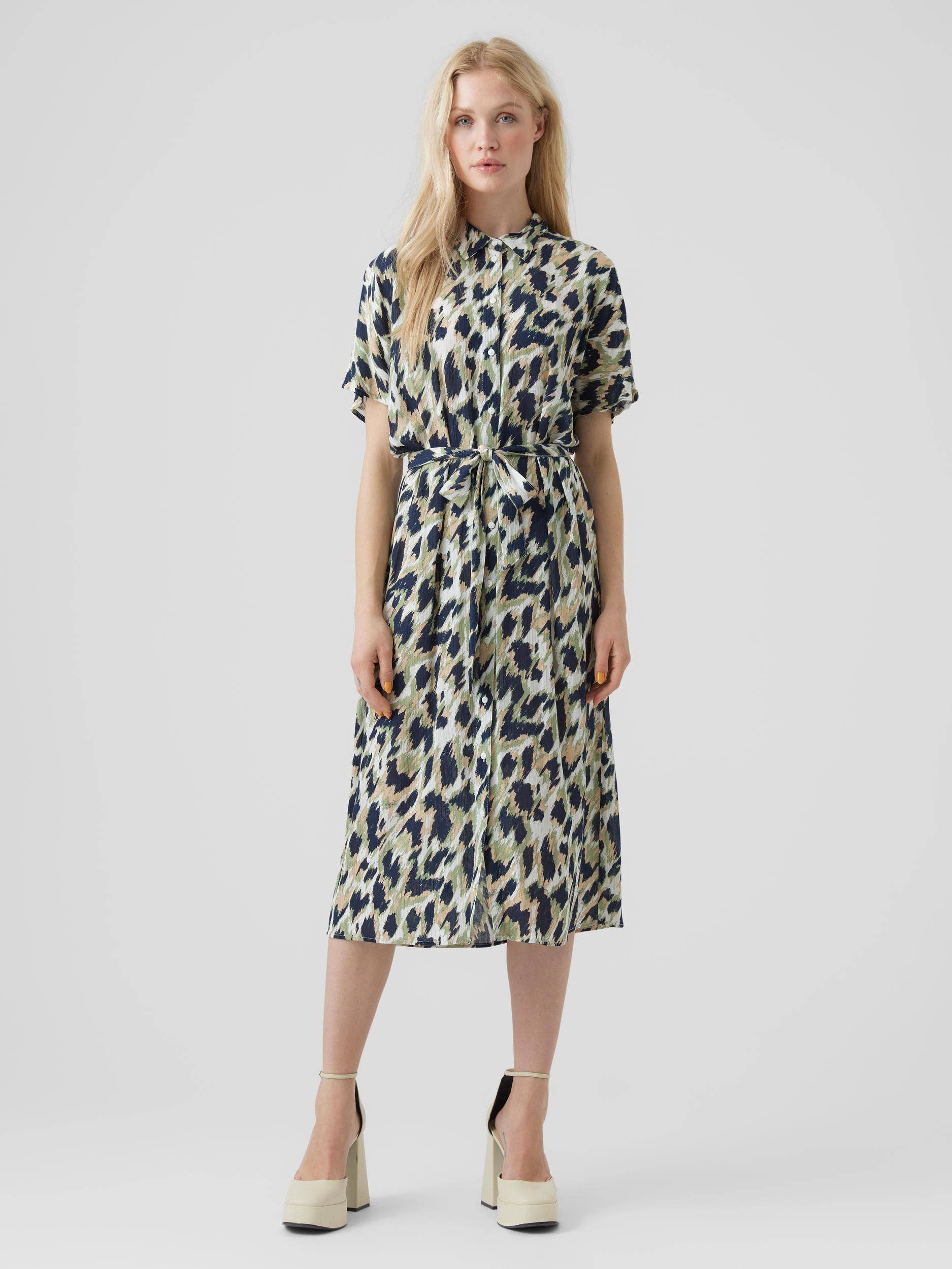 Vero Moda  Menny Calf Shirt Dress