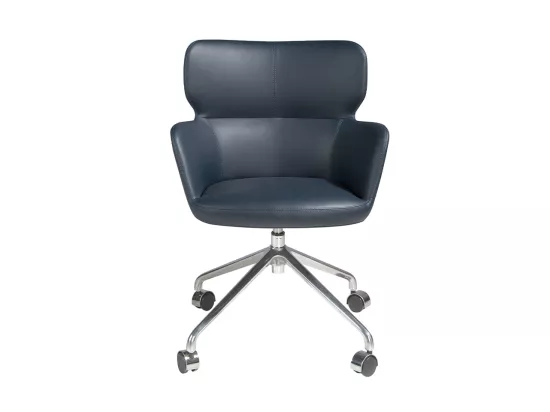 Chaise de bureau pivotante bleue 4110 ANGEL CERDA