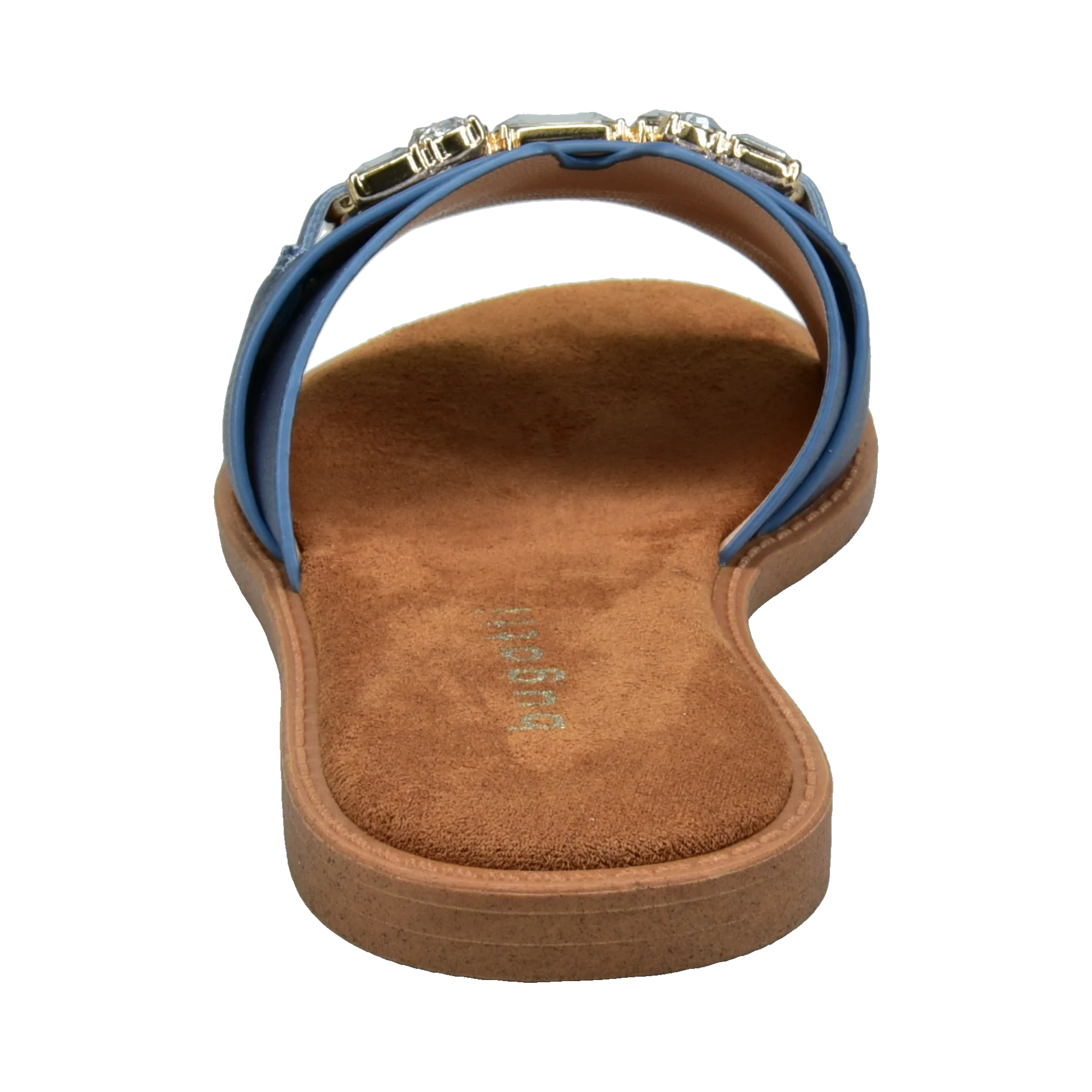 Pantoletten blau