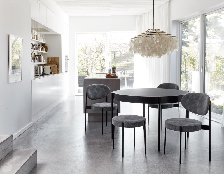 Verpan Series 430 eettafel Ø160 wit