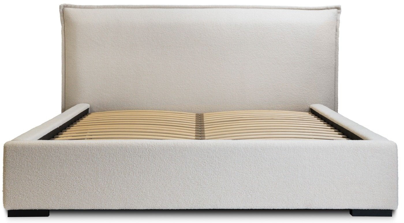 Trae Mobler Nevada 140 x 200 cm Bed Beige Bouclé