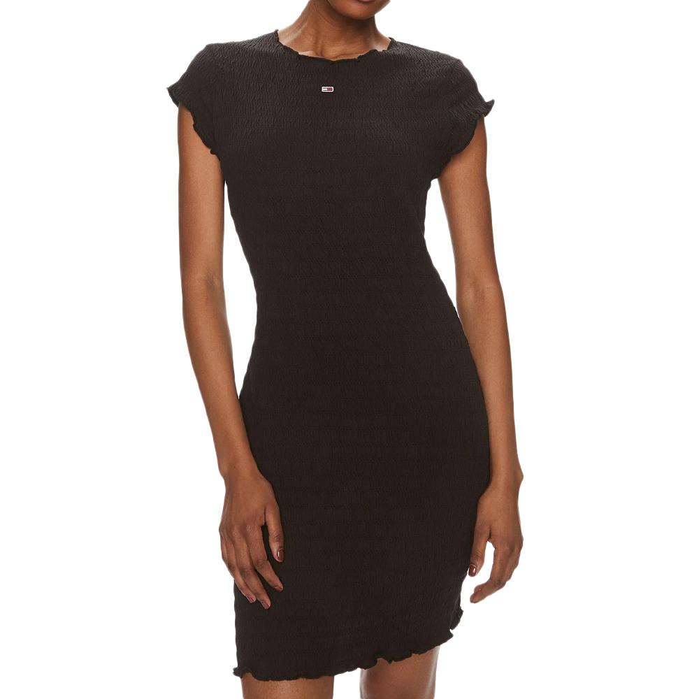 Tommy Hilfiger Robe Noire Femme Tommy Hilfiger Smock