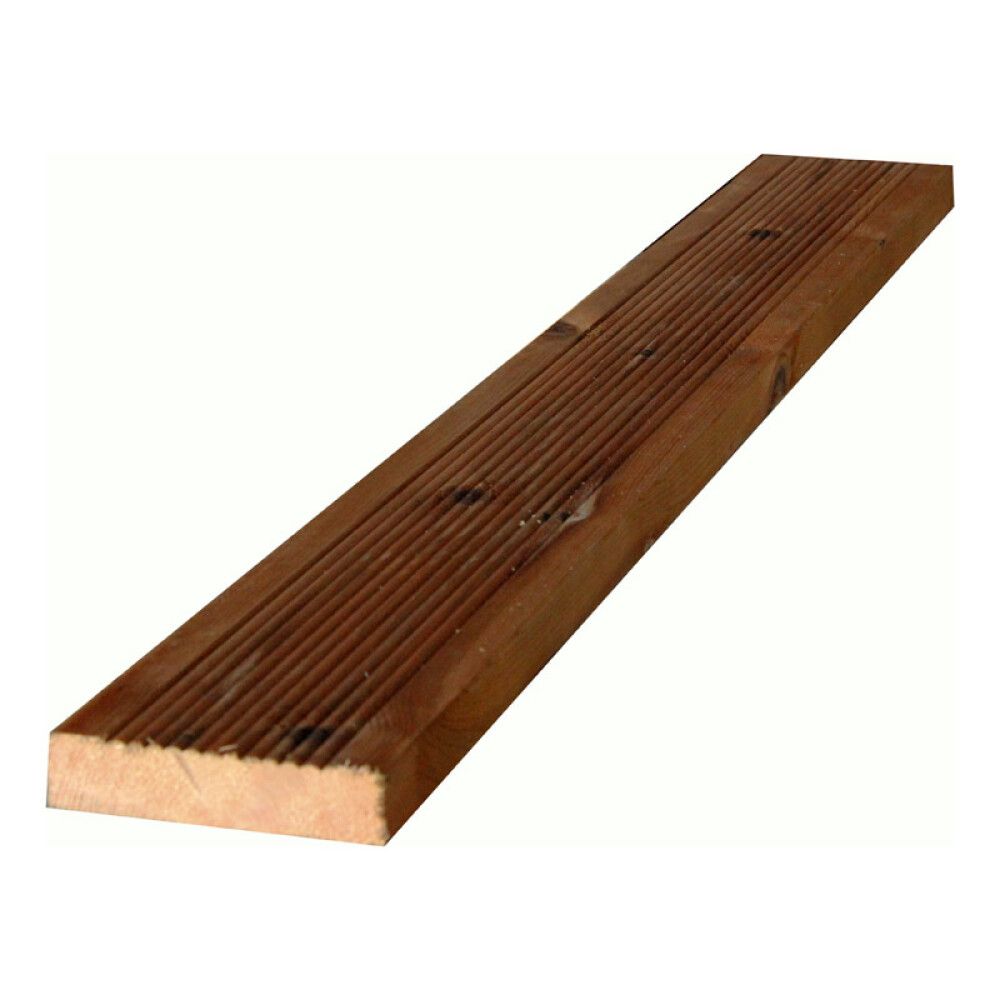 TERRASSEBORD MOELVEN ROYAL BRUN M/RILLER 28X120X4200MM