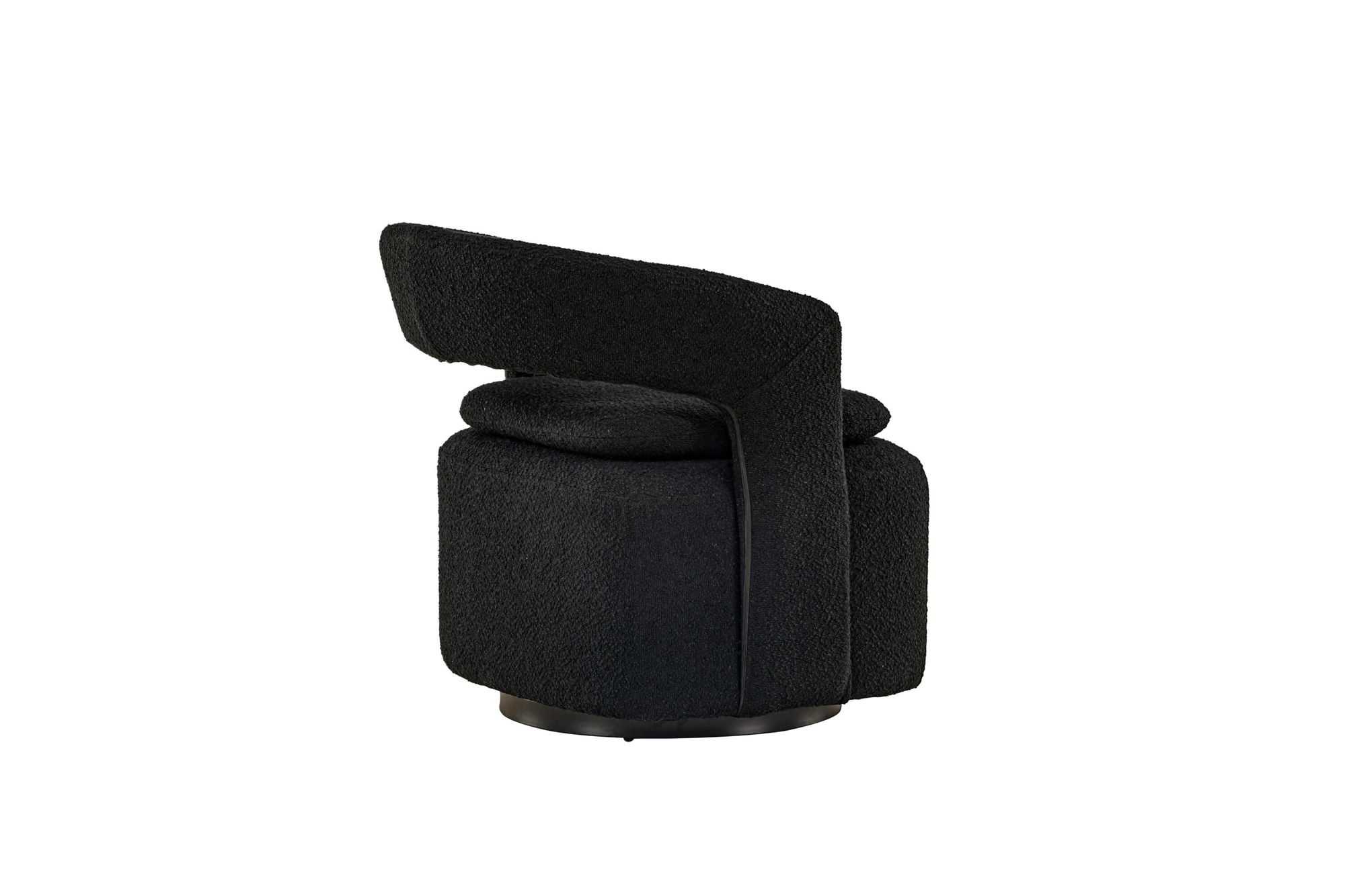 Akando Fauteuil - Zwart bouclé