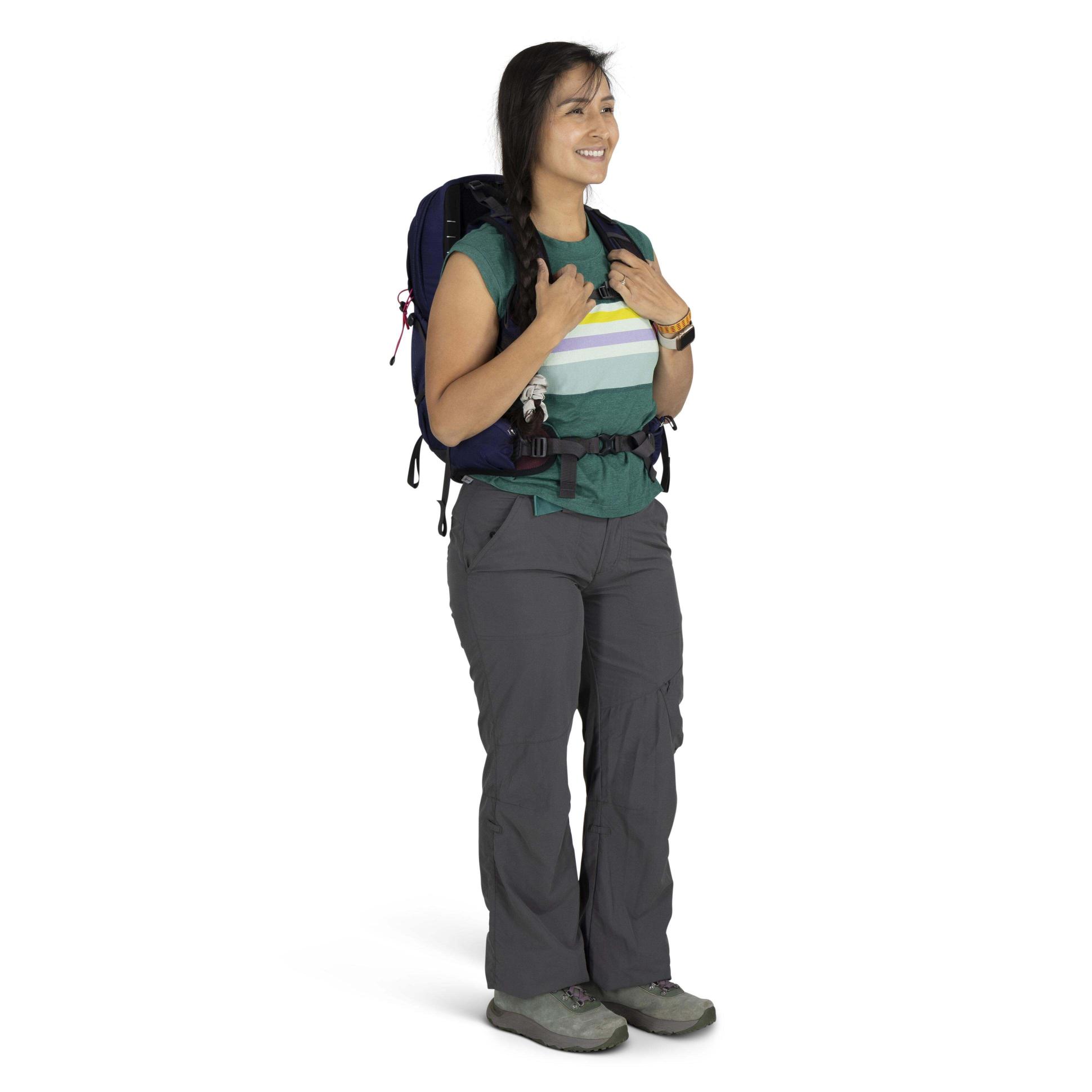 Osprey Tempest 11 Deep Fig Hotspot Pink