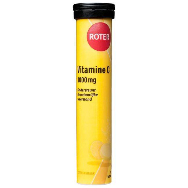 Roter Vitamine C Bruis 1000 mg Citroen 40 bruistabletten