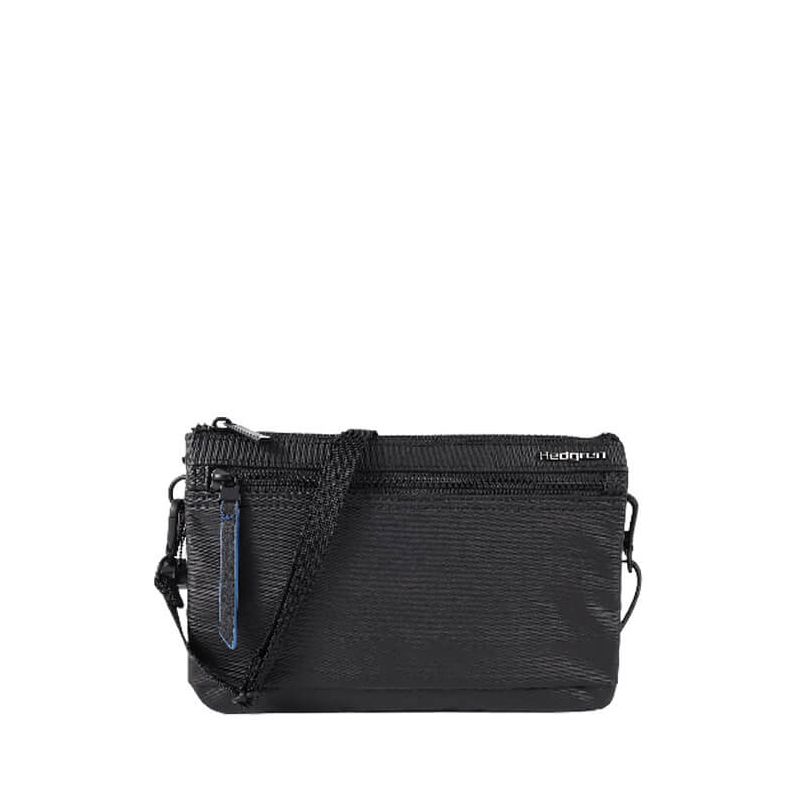 Sac bandoulière Emma 24 cm Creased Black