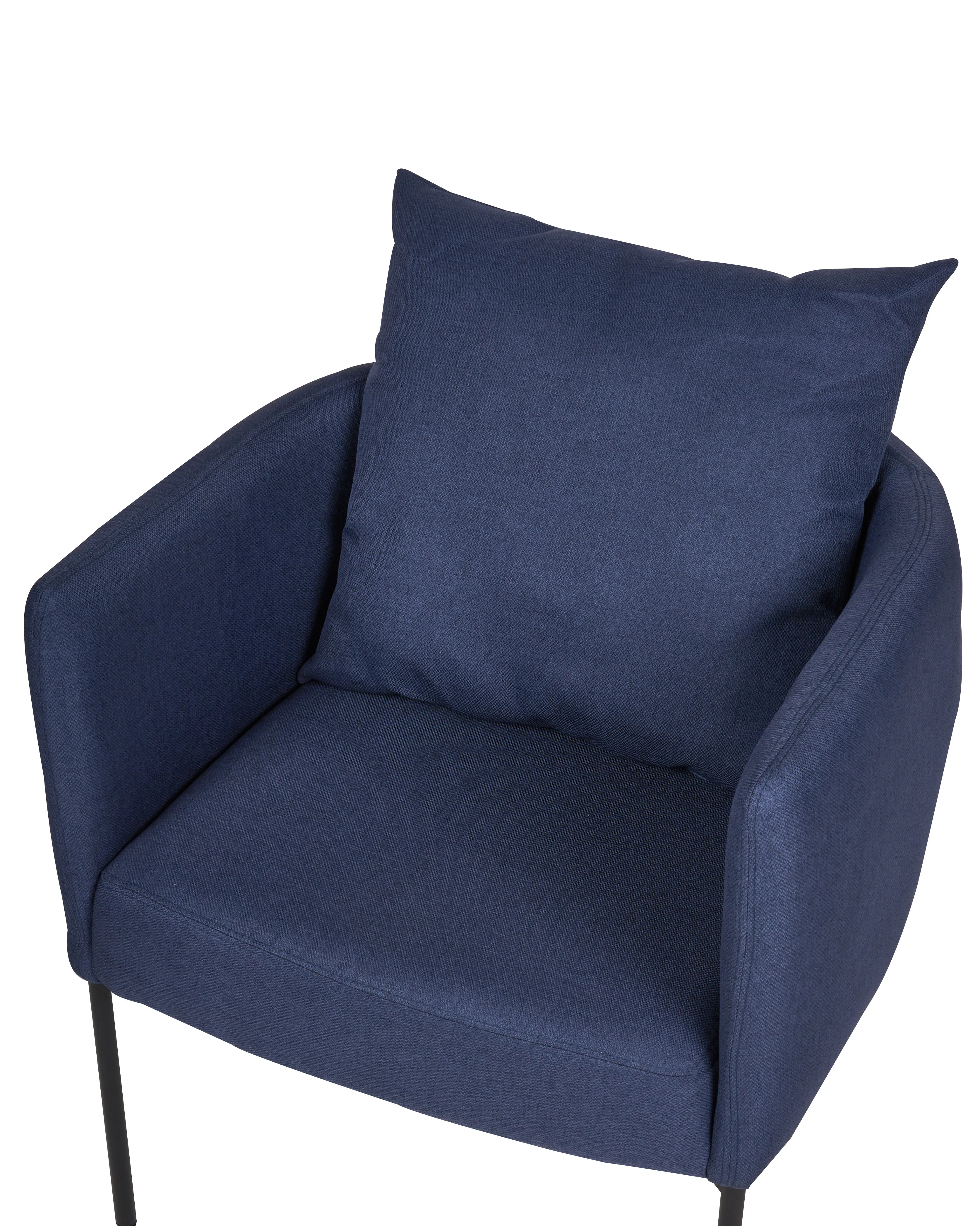 Fauteuil MALMOS Stof Donkerblauw
