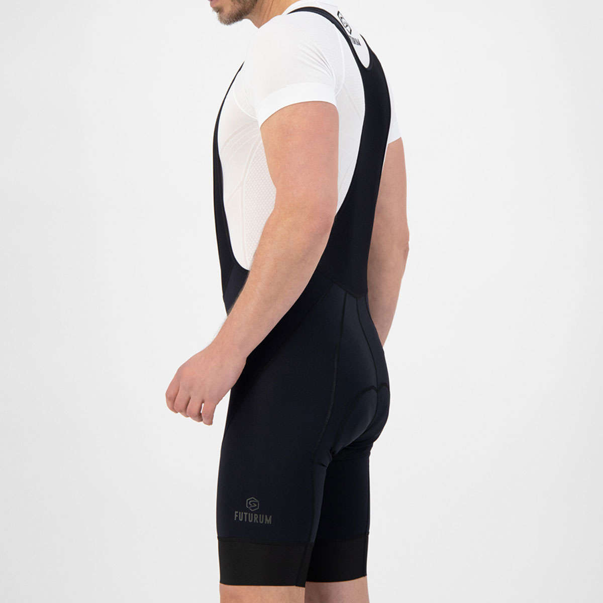FUTURUM JORIS II Thermo Fietsbroek Kort Zwart Heren