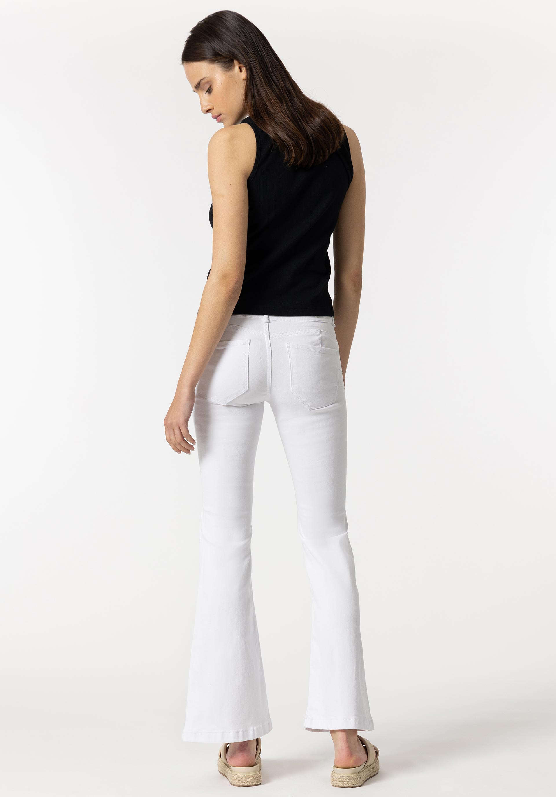 Jeans Double-up Bootcut Cintura Alta