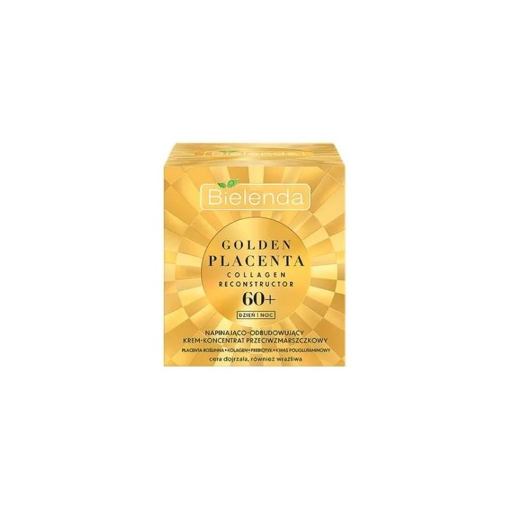 Bielenda GOLDEN PLACENTA COLLAGEN RECONSTUCTOR 60+ verstevigende en herstellende anti-rimpel gezichtscrème