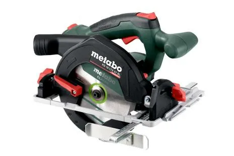 Metabo KS 18 LTX 57 BL, Træ, Sort, Grøn, Metallic, Rød, Børstefri, 16,5 cm, 5000 rpm, 5,7 cm - SOLO