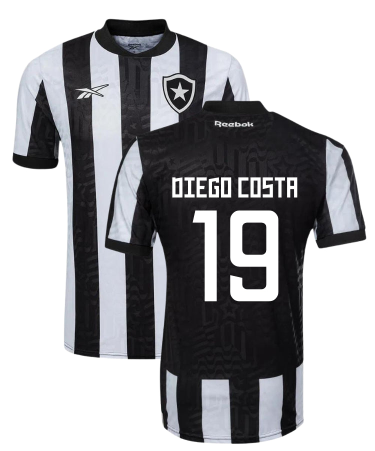 Botafogo Thuisshirt 2024   Bedrukking Diego Costa - Voetbalshirt Brazi