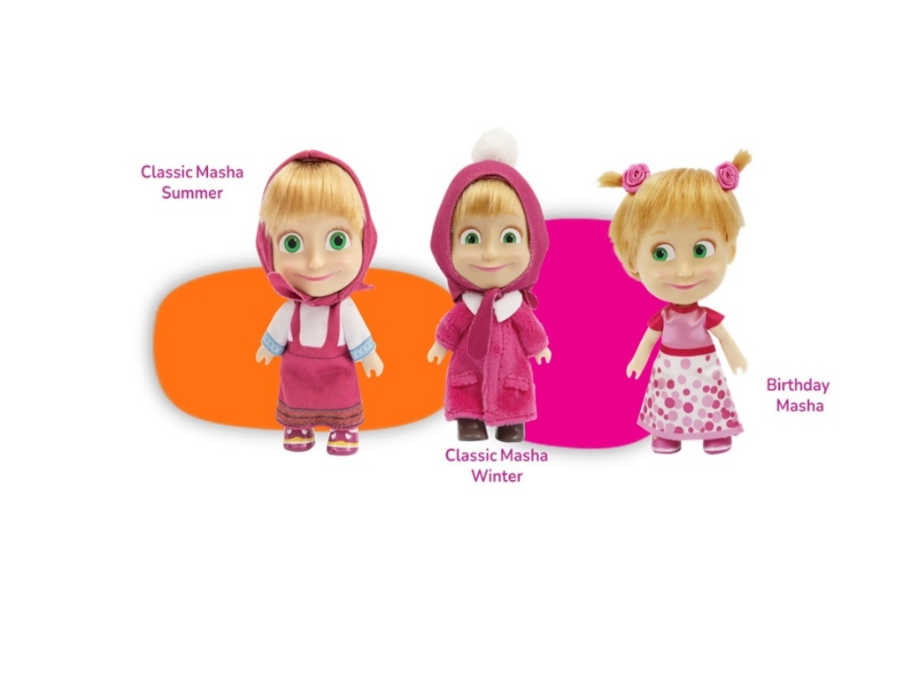 MASHA AND THE BEAR FAMOSA 10CM MODELOS SORTIDOS