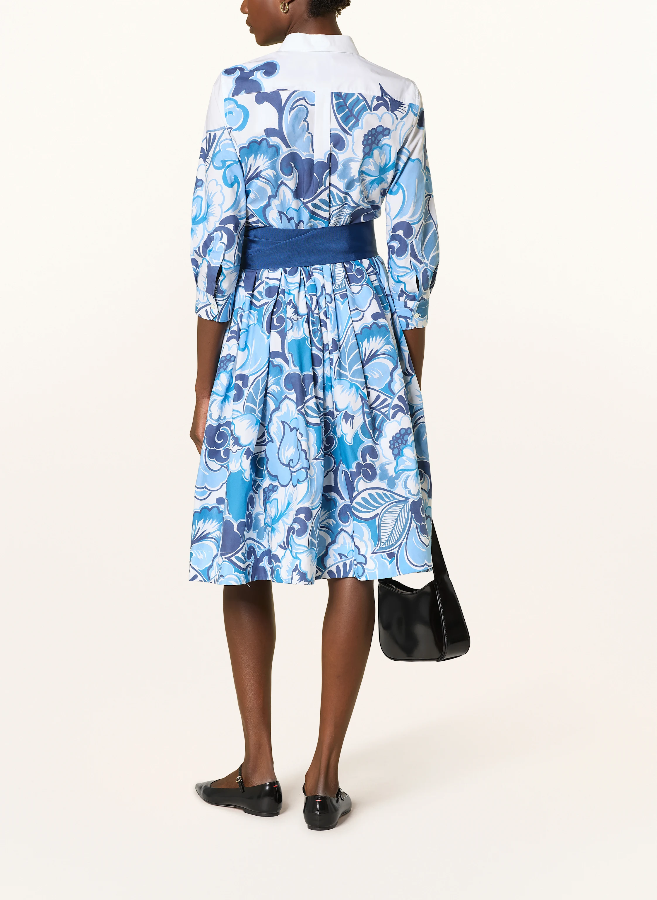sara roka Hemdblusenkleid NIDINA mit 3/4-Arm