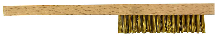 Brosse de nettoyage pour bijoux Tivoy manche bois et fil laiton