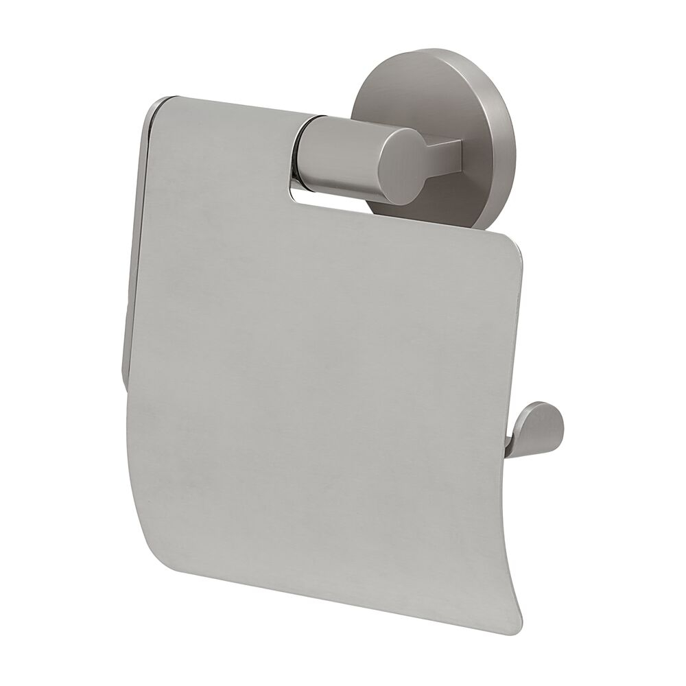 Tiger Noon toiletrolhouder met klep RVS