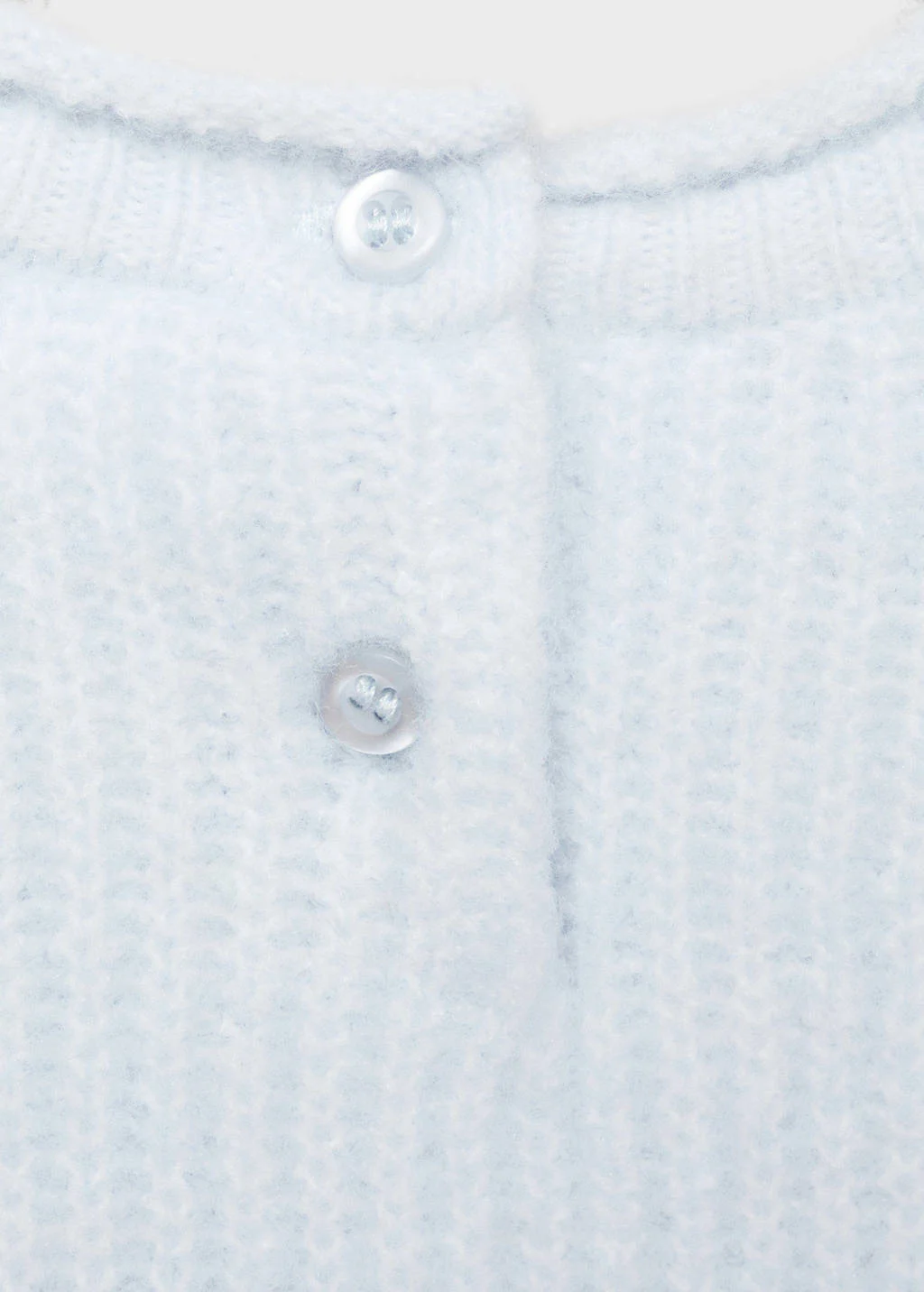Mango Kids trui lichtblauw gebreid