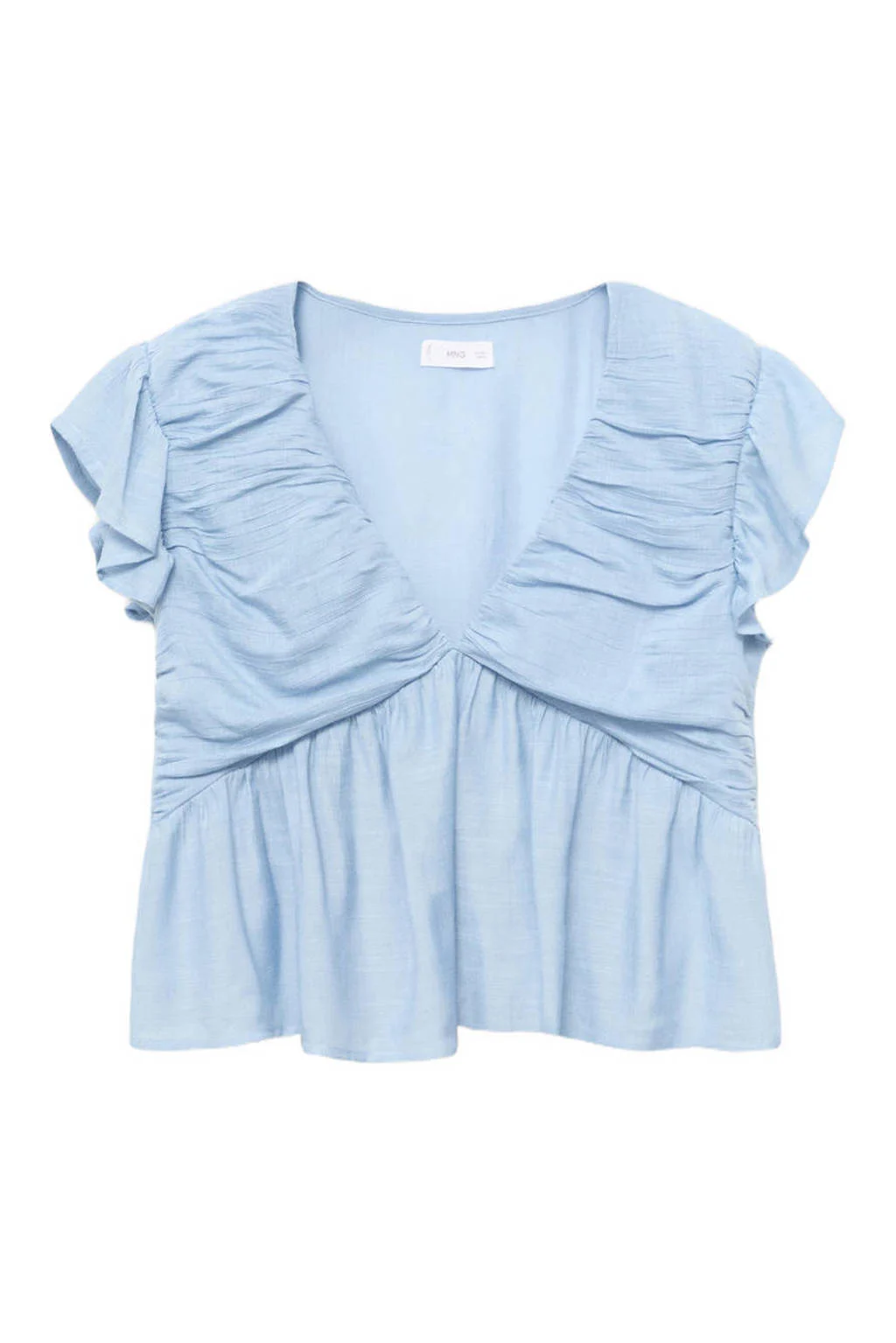 MANGO TEEN blousetop lichtblauw