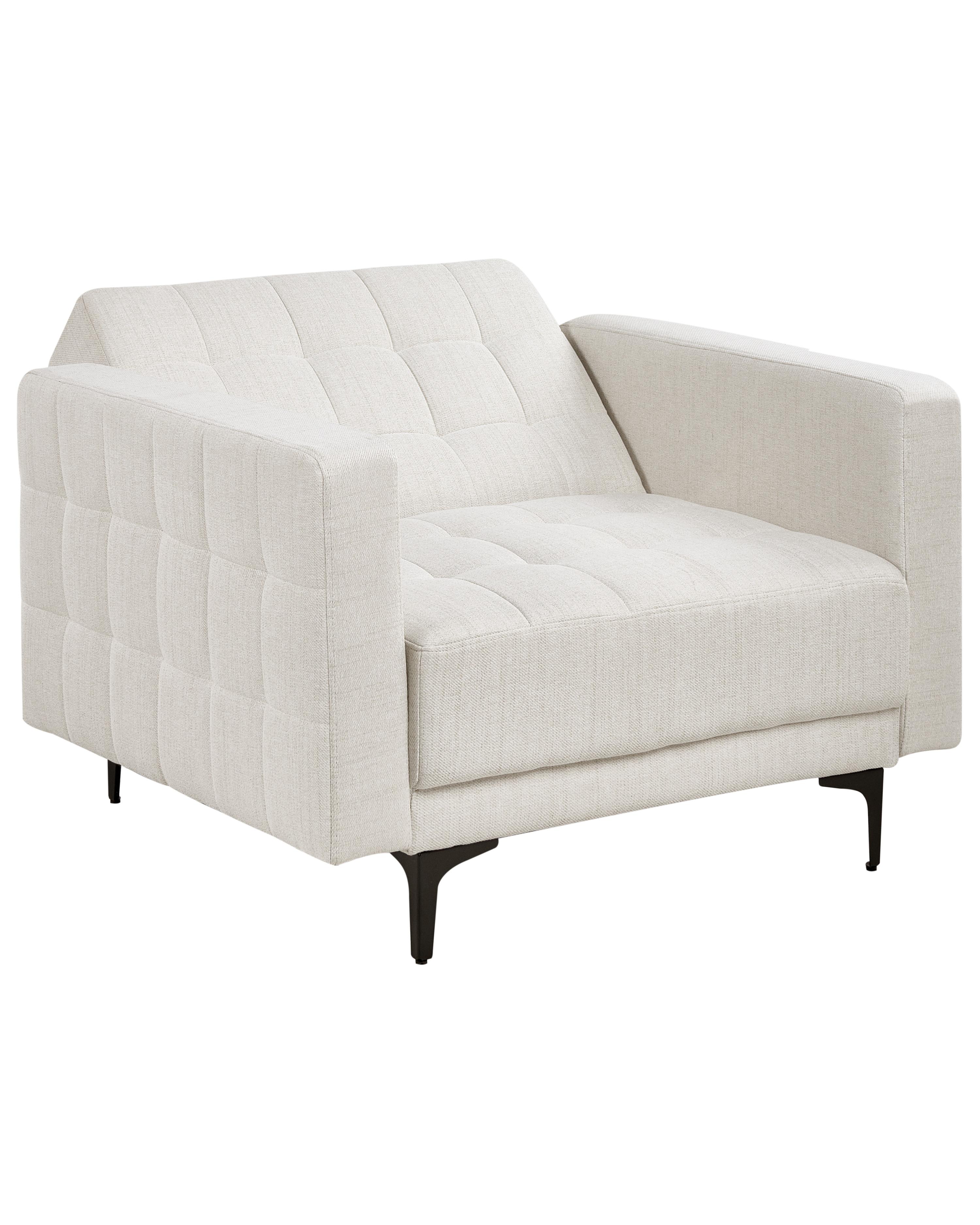 Fauteuil ABERDEEN Stof Gebroken wit