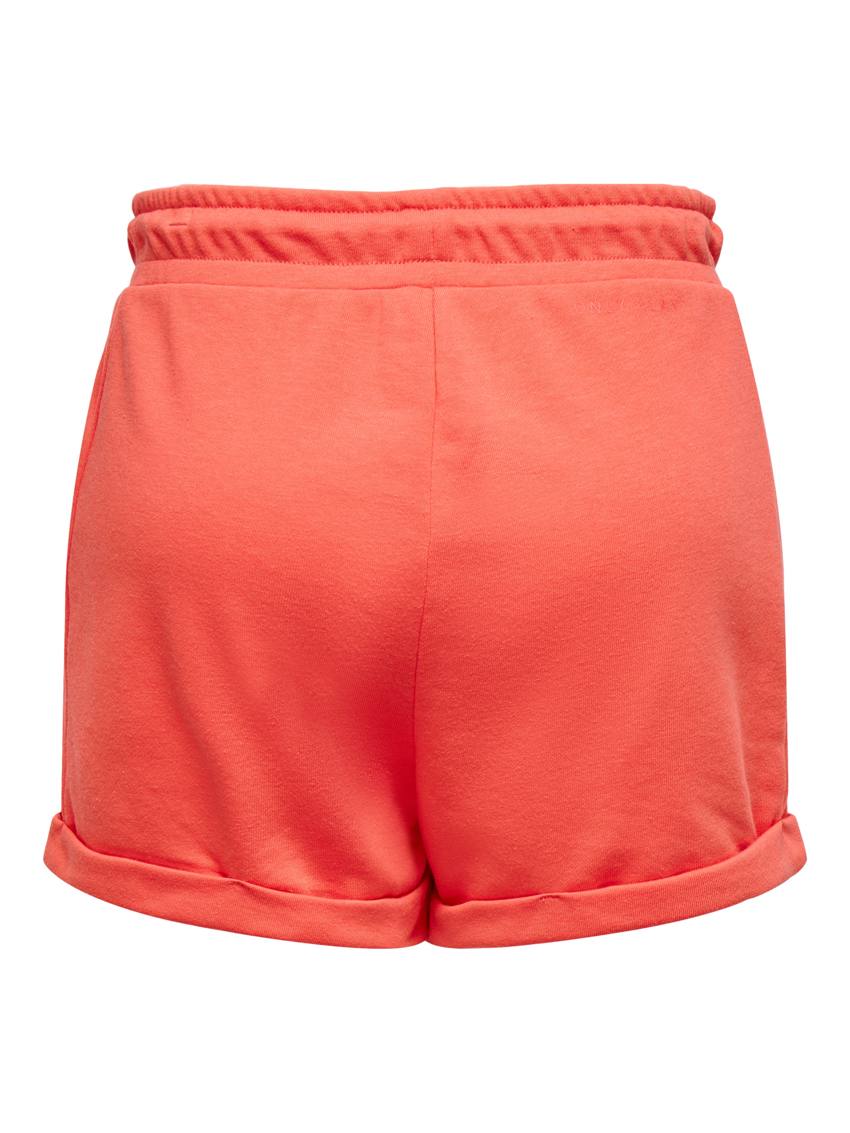 ONPBINA Hohe Taille Sweat-Shorts Hot Coral