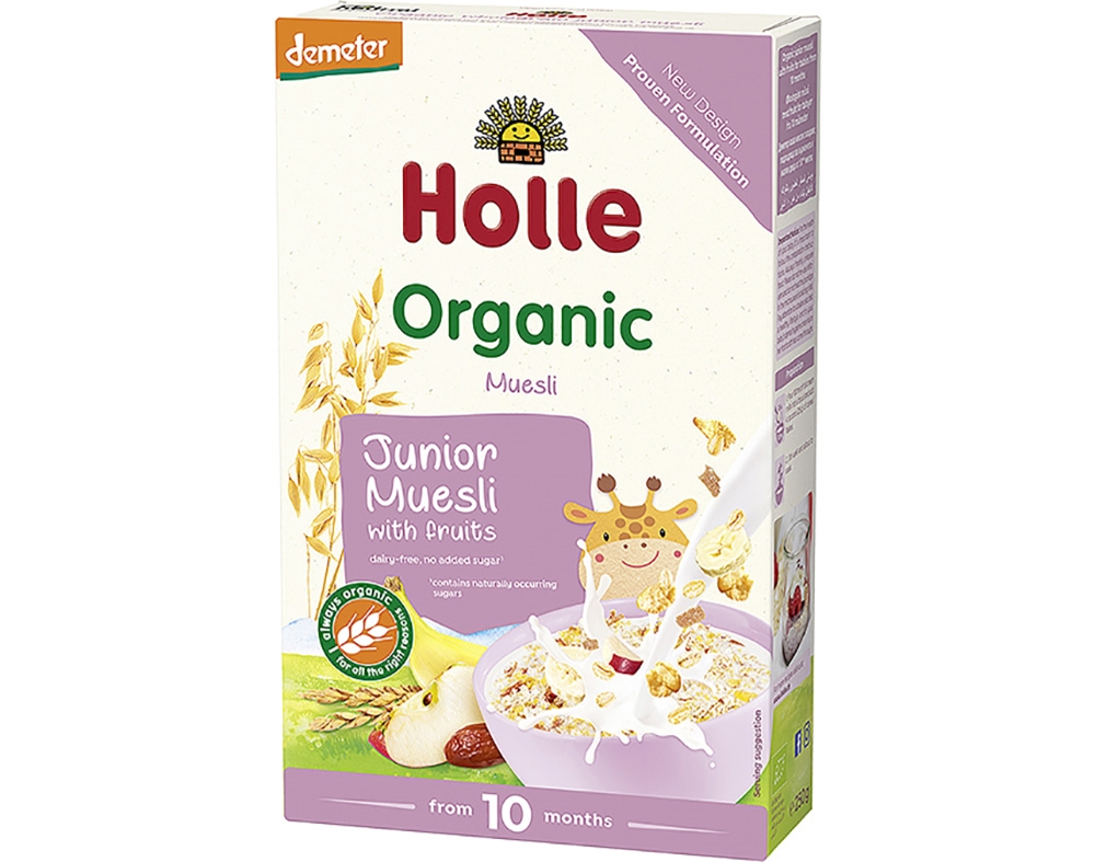 MUESLI BIO HOLLE CEREAIS FRUTA JÚNIOR 250G