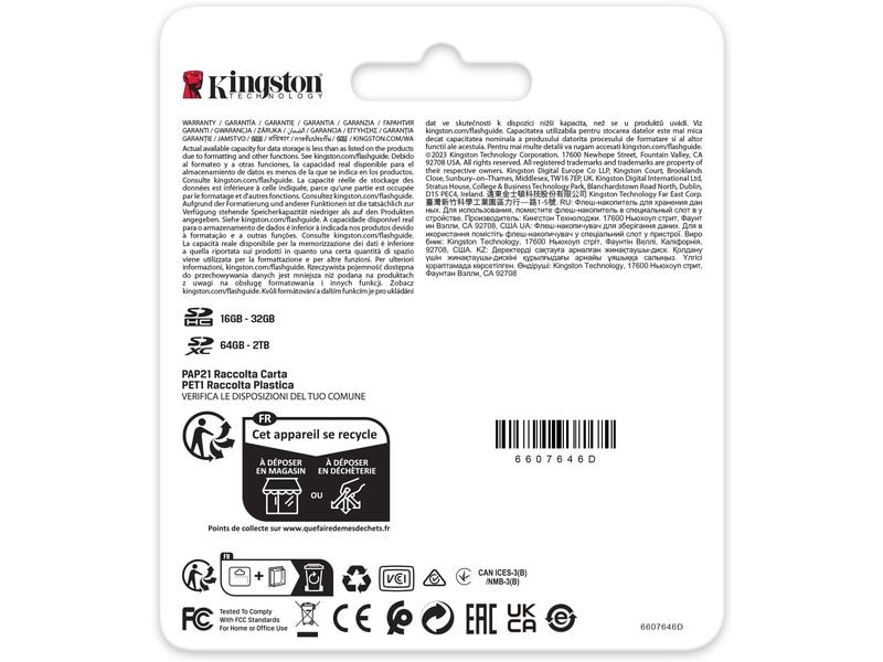 Kingston SDXC-Karte Canvas React Plus V60 512 GB V60 SD Speicherkarte für professionelle 4K-UHS-II-Kameras
