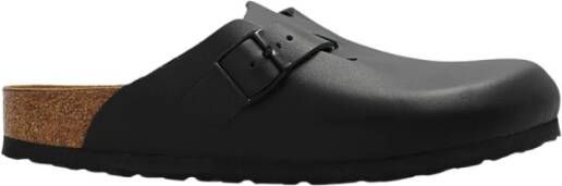 Birkenstock slipper BOSTON Black narrow Naturleder Smooth Leather