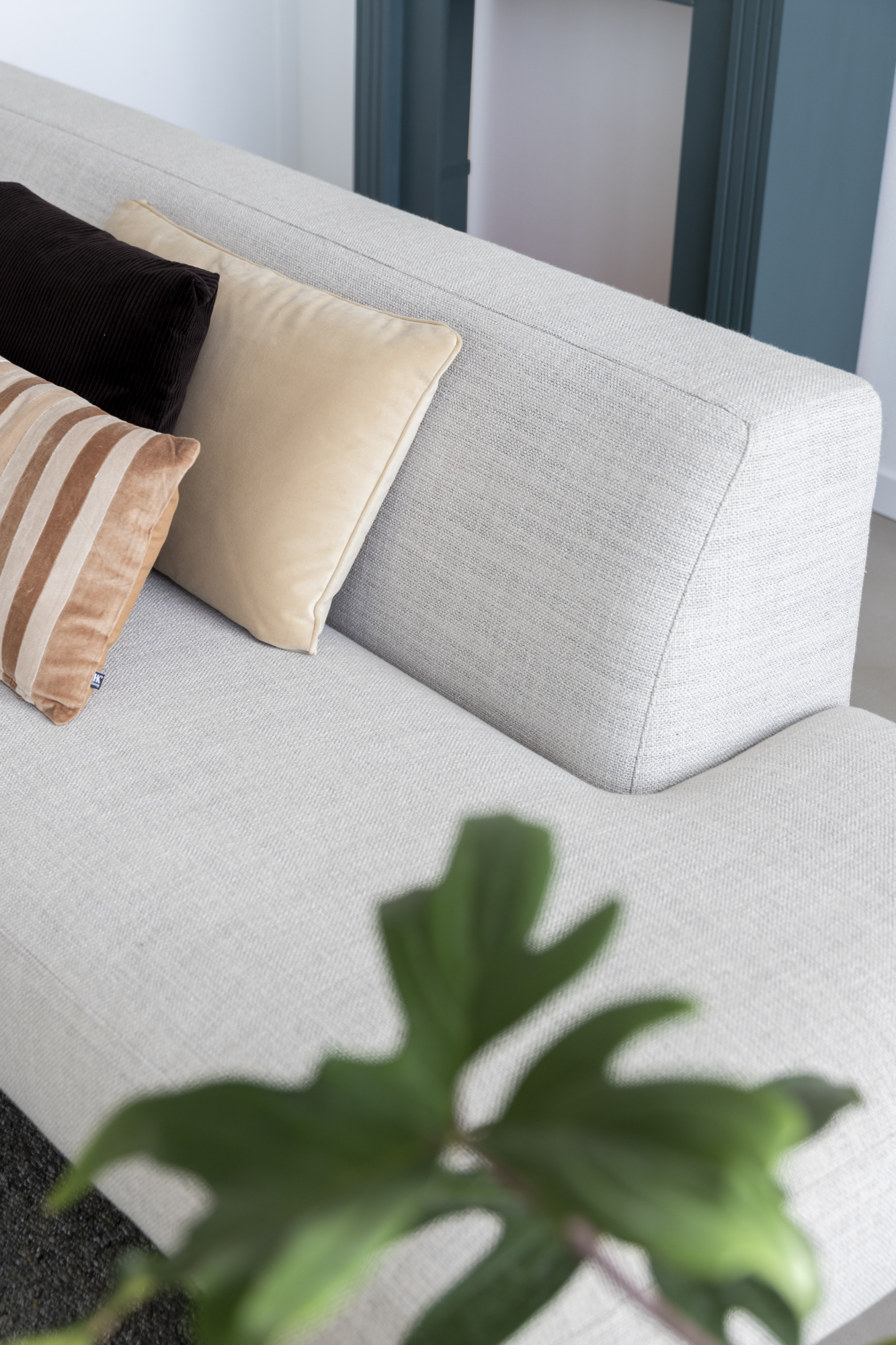 Hoekbank Fay links beige