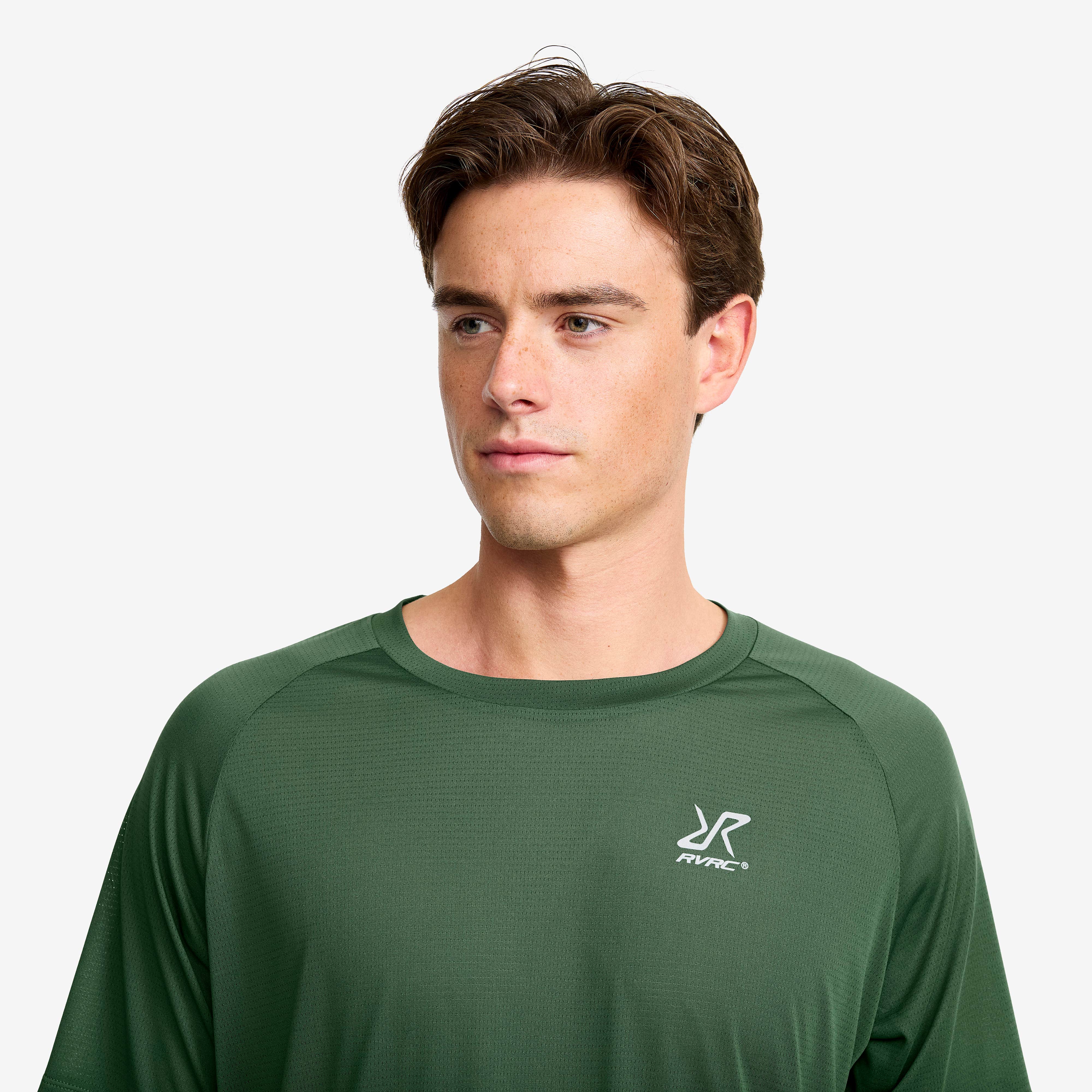 Intensity Light Crew Neck T-shirt Herre Garden Topiary