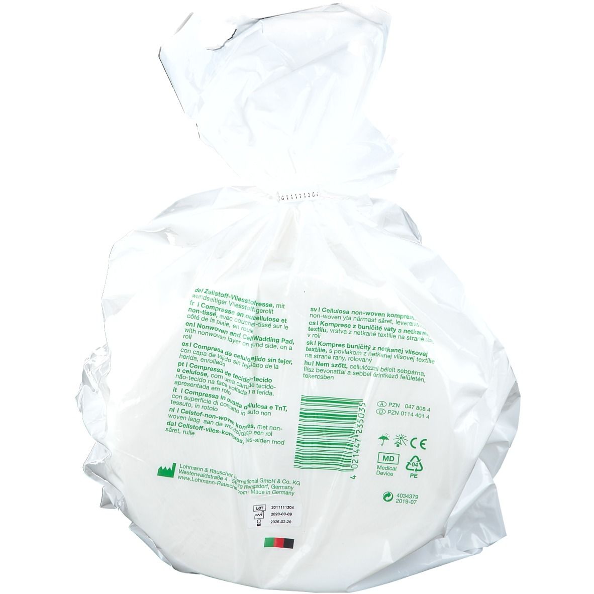 ZEMUKO Vliesstoff-Kompr. gerollt 15 cm x 10 m