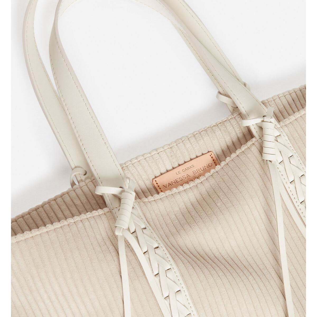 VANESSA BRUNO<br>Bolsa de veludo tamanho G