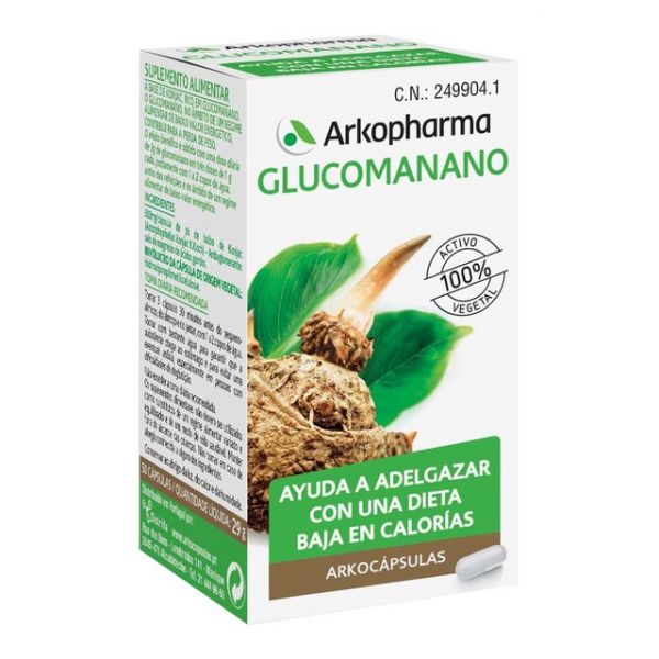 Arkopharma Glucomanano 80 Cápsulas