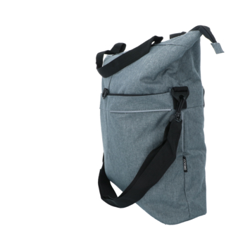 Dresco fietstas enkel grijs 18L