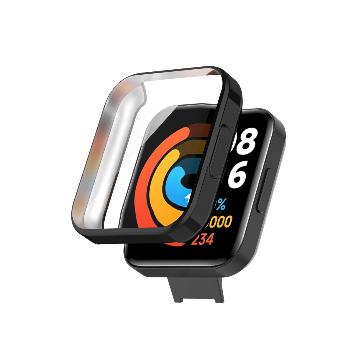 Redmi Watch 2 Lite skjermbeskytter / etui TPU Svart