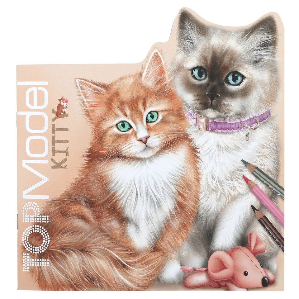 TOPModel Kitty Colouring Book ( 0412713 ) og TOPModel Doggy Colouring Book ( 0412714 )