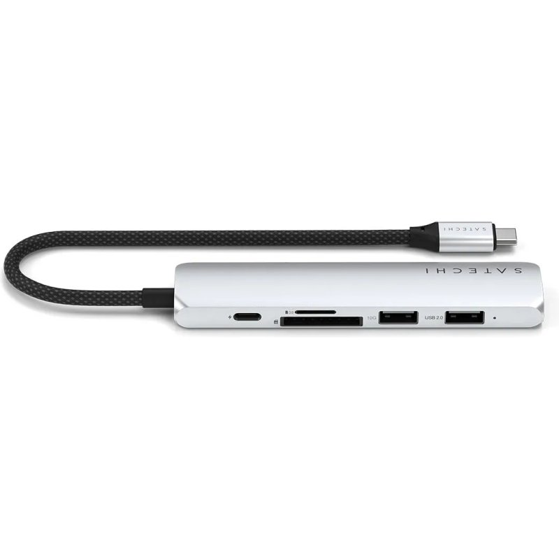 Satechi ST-P6SS hub & concentrateur USB Type-C 10000 Mbit/s Argent