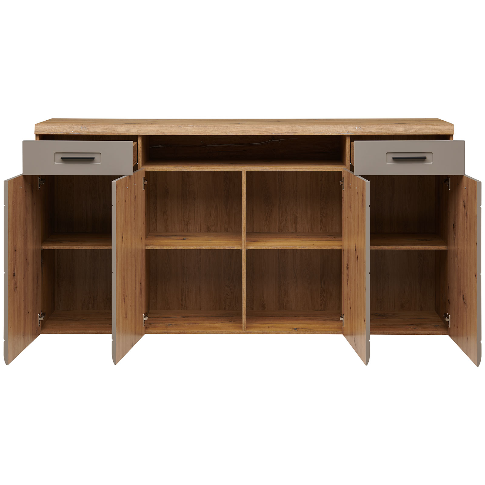 Luca Bessoni Sideboard AURIS - Basalt - Flagstaff Eiche - 200 cm