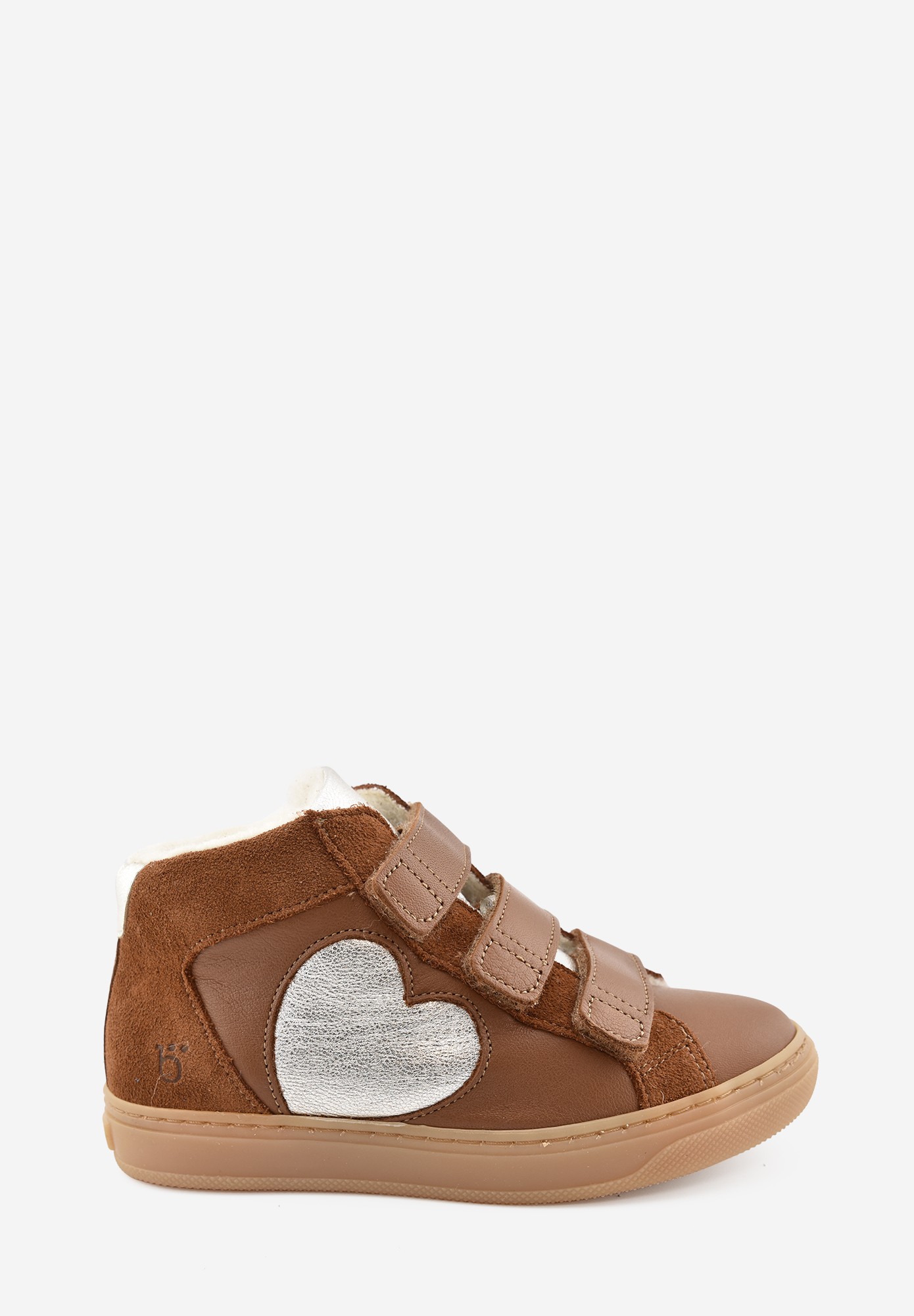 Laax cœur Wollfutter Kinder Cognac Gold