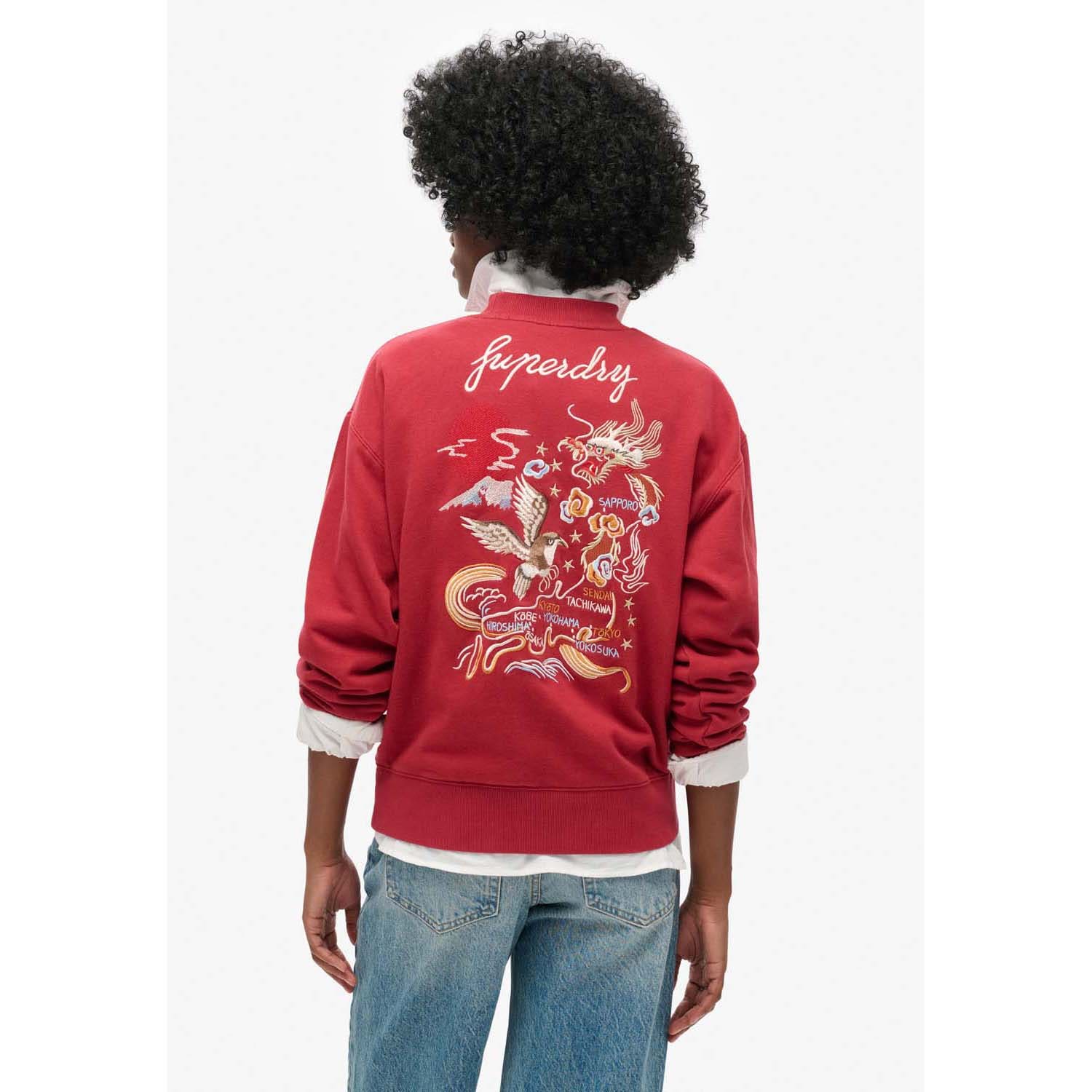 Superdry  Suika Embroidered Loose Sweat