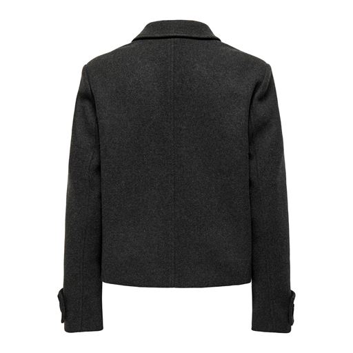 ONLY Freja Life Kort Jakke, Dark Grey Melange, L