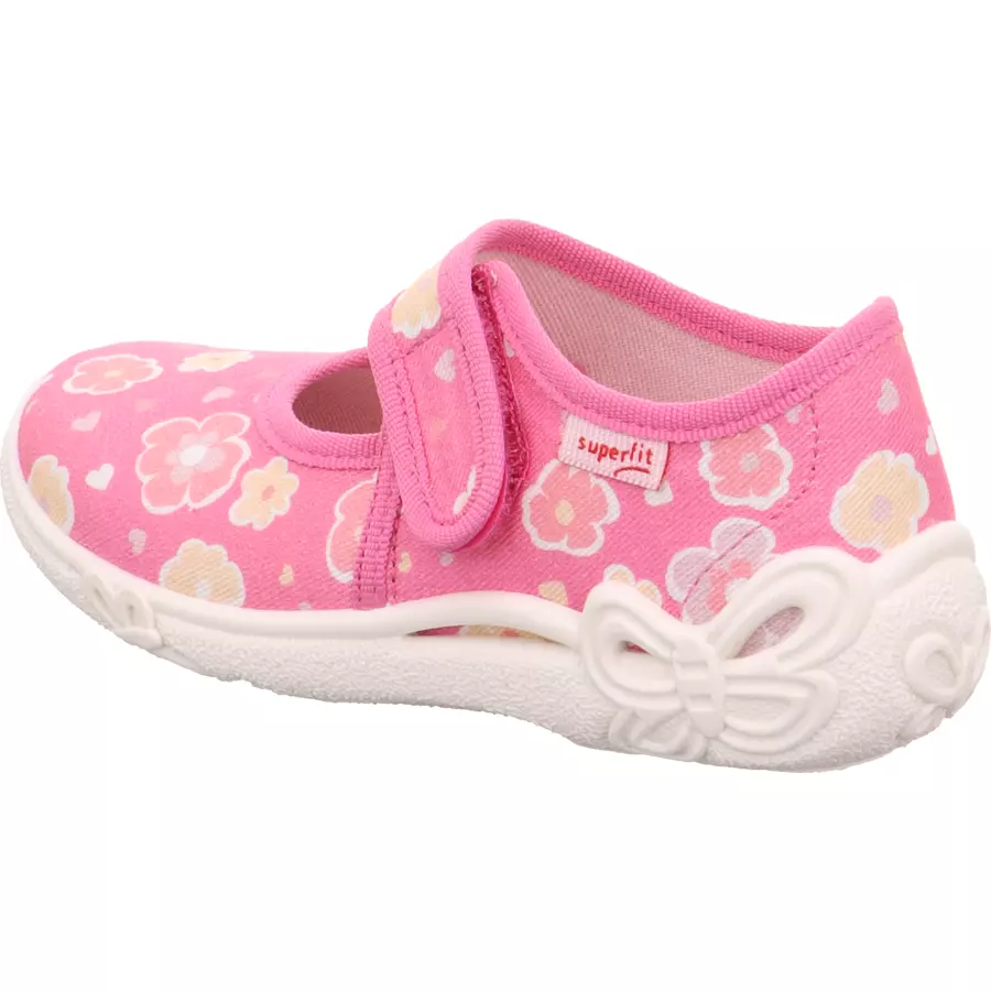 superfit Hausschuh Belinda Blumen pink